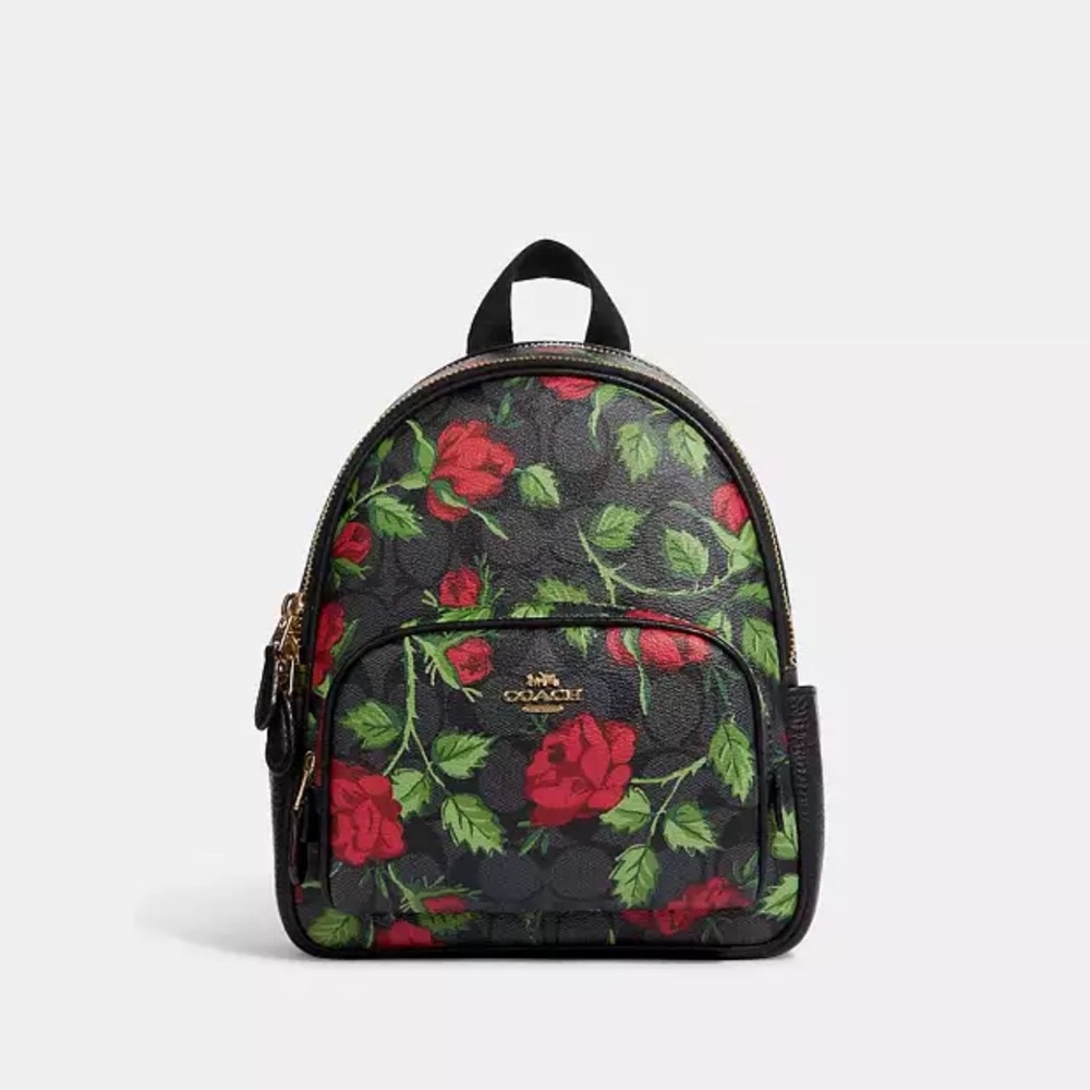 Fairy Tale Rose mini court Coach backpack